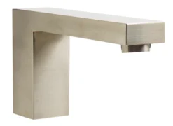 ALFI brand Brass, AB2322-BN Brushed Nickel Deck Mounted Tub Filler and Square Hand Held Shower Head