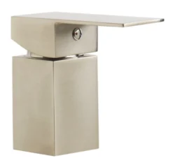 ALFI brand Brass, AB2322-BN Brushed Nickel Deck Mounted Tub Filler and Square Hand Held Shower Head