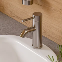 ALFI Brushed Nickel Single Lever Bathroom Faucet, AB1433-BN