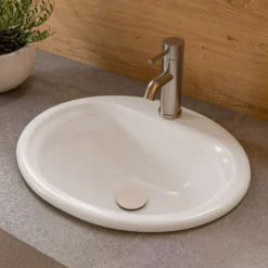ALFI Brushed Nickel Single Lever Bathroom Faucet, AB1433-BN