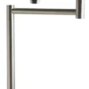 ALFI Brushed Stainless Steel Retractable Pot Filler Faucet, AB5018-BSS