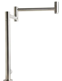 ALFI Brushed Stainless Steel Retractable Pot Filler Faucet, AB5018-BSS
