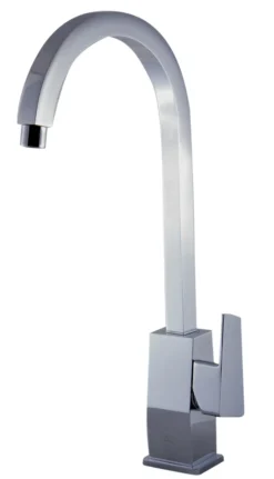 ALFI Polished Chrome Gooseneck Single Hole Bathroom Faucet, AB3470-PC