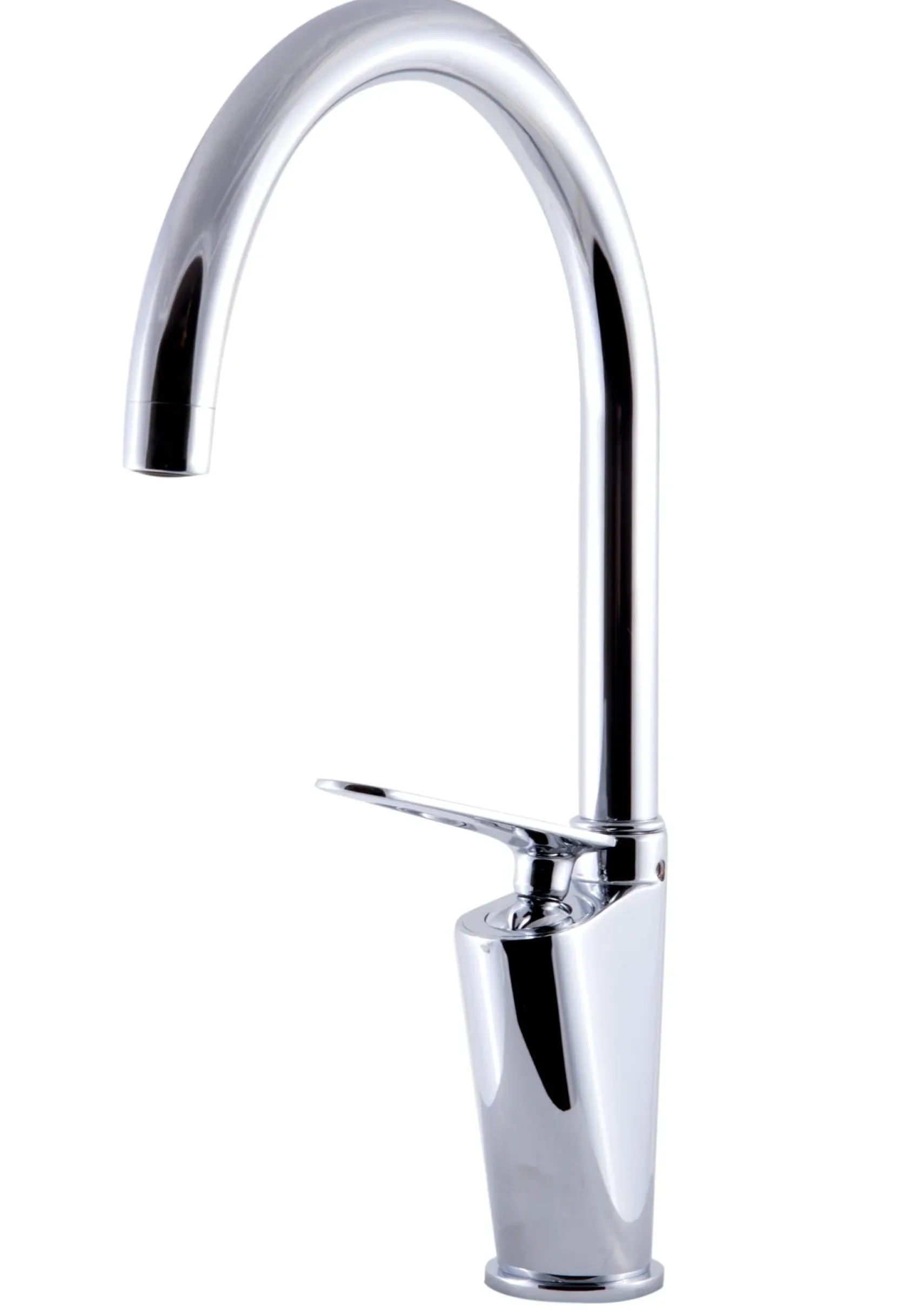 ALFI Polished Chrome Gooseneck Single Hole Bathroom Faucet, AB3600-PC
