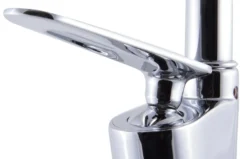 ALFI Polished Chrome Gooseneck Single Hole Bathroom Faucet, AB3600-PC