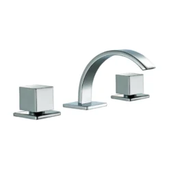 ALFI Polished Chrome Modern Widespread Bathroom Faucet, AB1326-PC