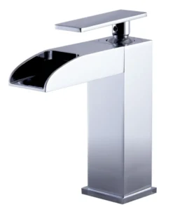 ALFI Polished Chrome Single Hole Waterfall Bathroom Faucet, AB1598-PC