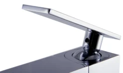 ALFI Polished Chrome Single Hole Waterfall Bathroom Faucet, AB1598-PC