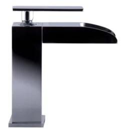ALFI Polished Chrome Single Hole Waterfall Bathroom Faucet, AB1598-PC
