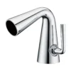 ALFI Polished Chrome Single Hole Cone Waterfall Bathroom Faucet, AB1788-PC