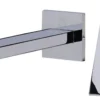 ALFI Polished Chrome Single Lever Wallmount Bathroom Faucet, AB1468-PC