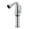 ALFI Polished Chrome Single Hole Tall Cone Waterfall Bathroom Faucet, AB1792-PC