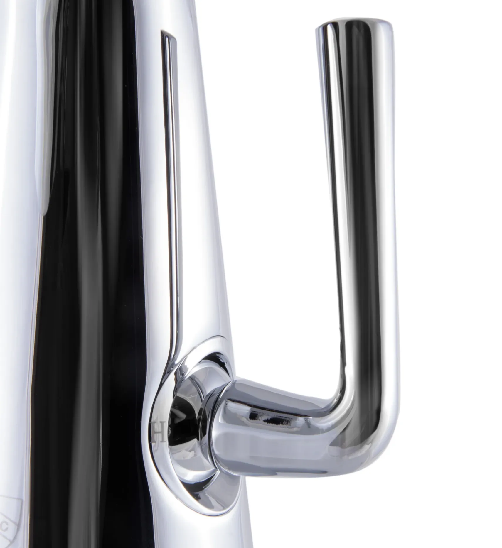 ALFI Polished Chrome Single Hole Tall Cone Waterfall Bathroom Faucet, AB1792-PC