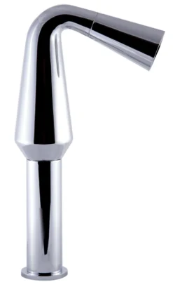 ALFI Polished Chrome Single Hole Tall Cone Waterfall Bathroom Faucet, AB1792-PC