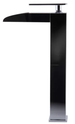 ALFI Polished Chrome Single Hole Tall Waterfall Bathroom Faucet, AB1597-PC