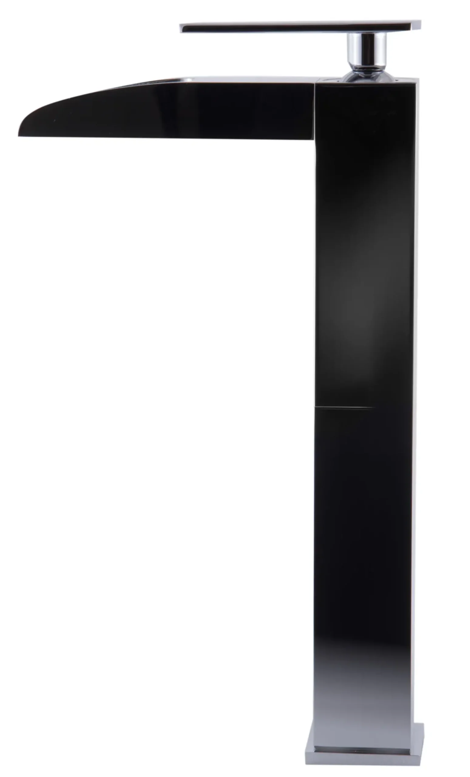 ALFI Polished Chrome Single Hole Tall Waterfall Bathroom Faucet, AB1597-PC