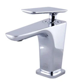 ALFI Polished Chrome Single Hole Modern Bathroom Faucet, AB1779-PC