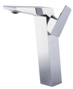 ALFI Polished Chrome Single Hole Tall Bathroom Faucet, AB1475-PC