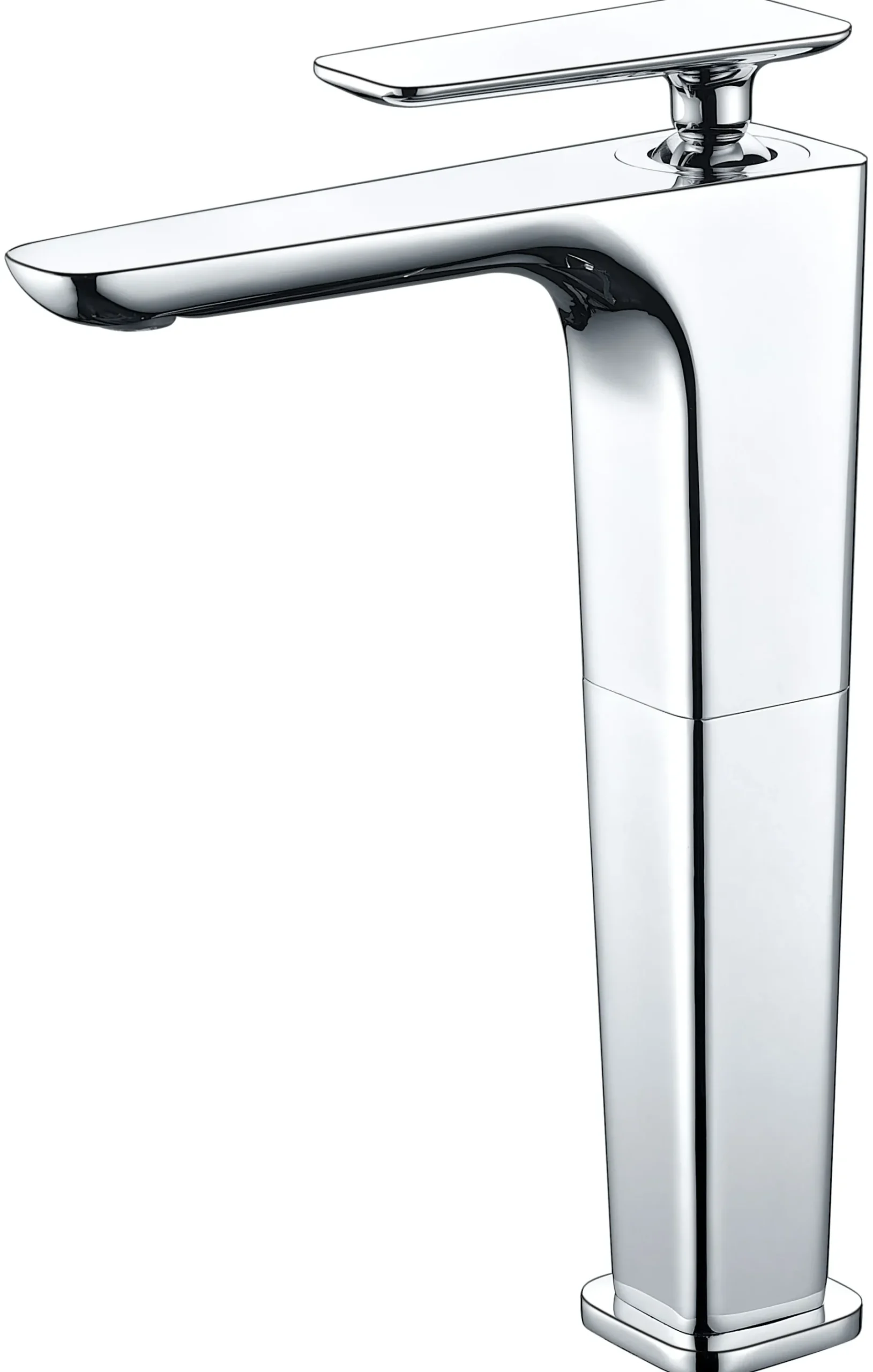 ALFI Polished Chrome Tall Single Hole Modern Bathroom Faucet, AB1778-PC