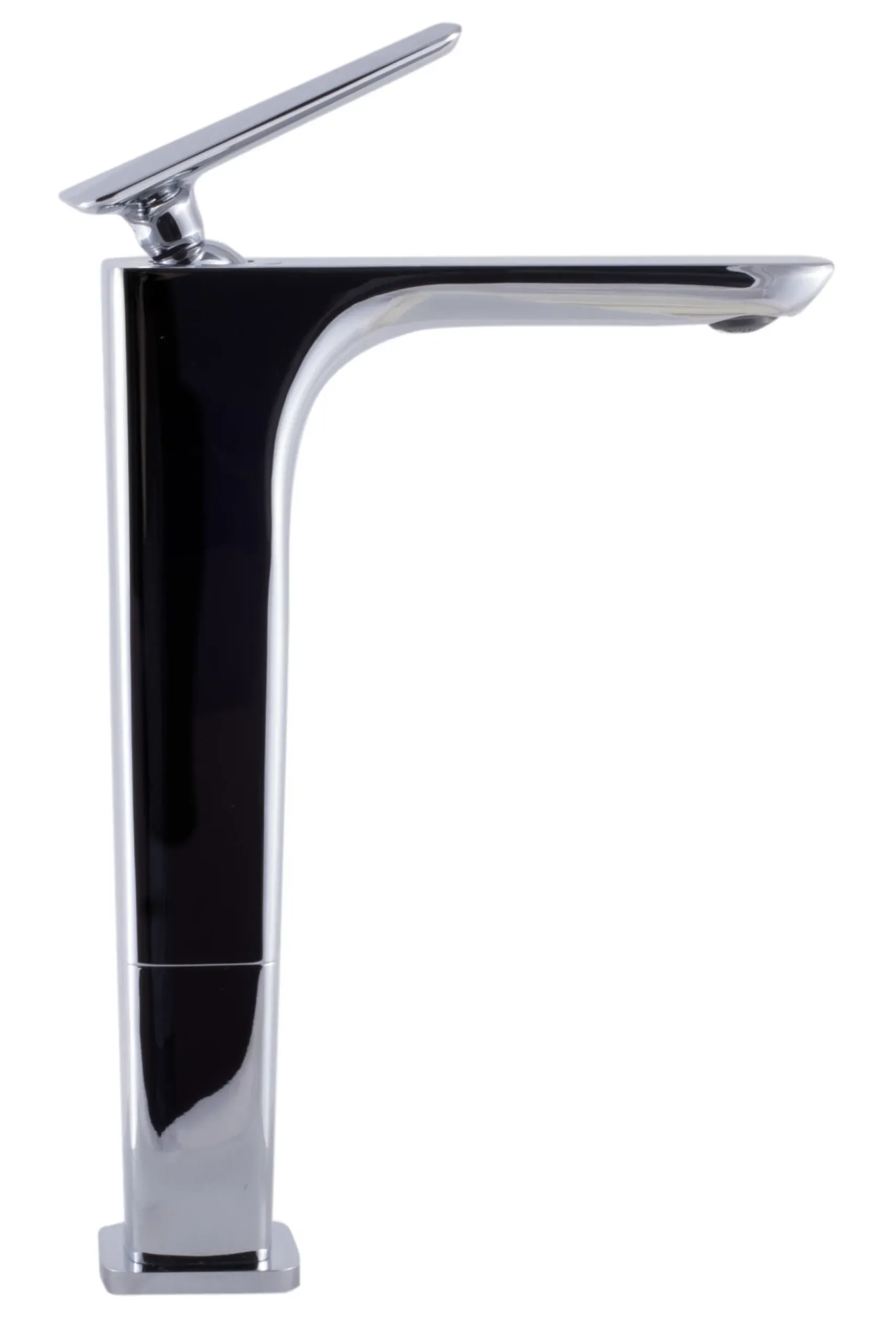 ALFI Polished Chrome Tall Single Hole Modern Bathroom Faucet, AB1778-PC