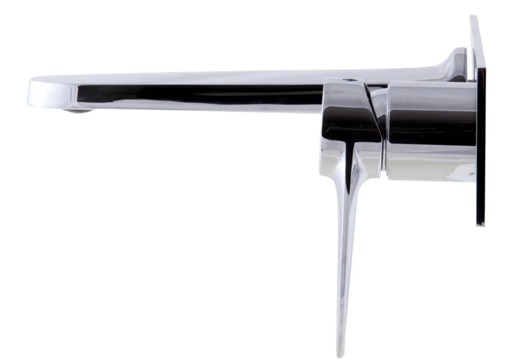 ALFI Polished Chrome Wall Mounted Modern Bathroom Faucet, AB1772-PC