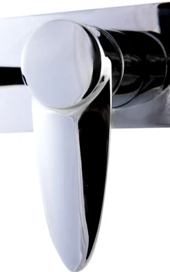 ALFI Polished Chrome Wall Mounted Modern Bathroom Faucet, AB1772-PC
