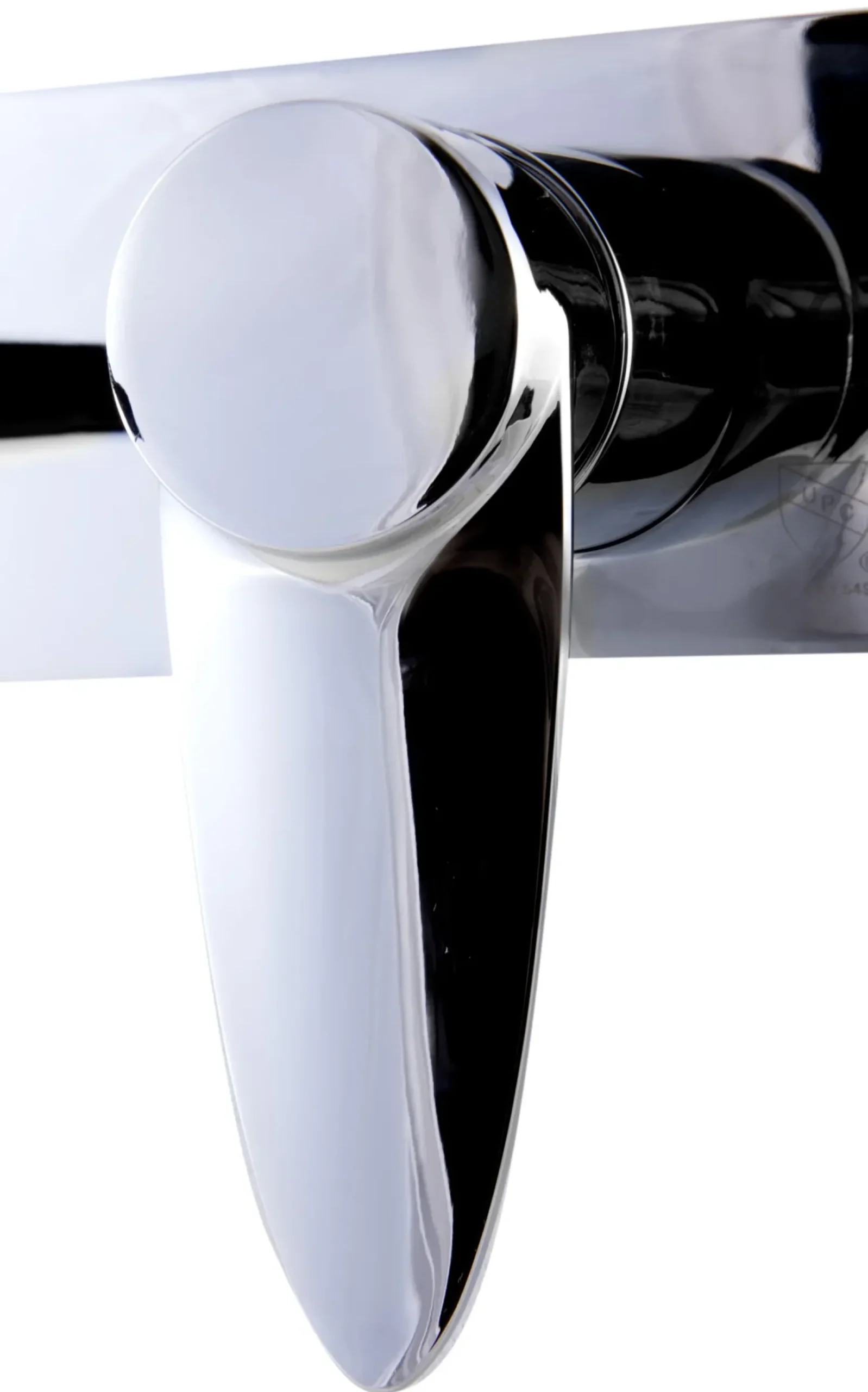 ALFI Polished Chrome Wall Mounted Modern Bathroom Faucet, AB1772-PC
