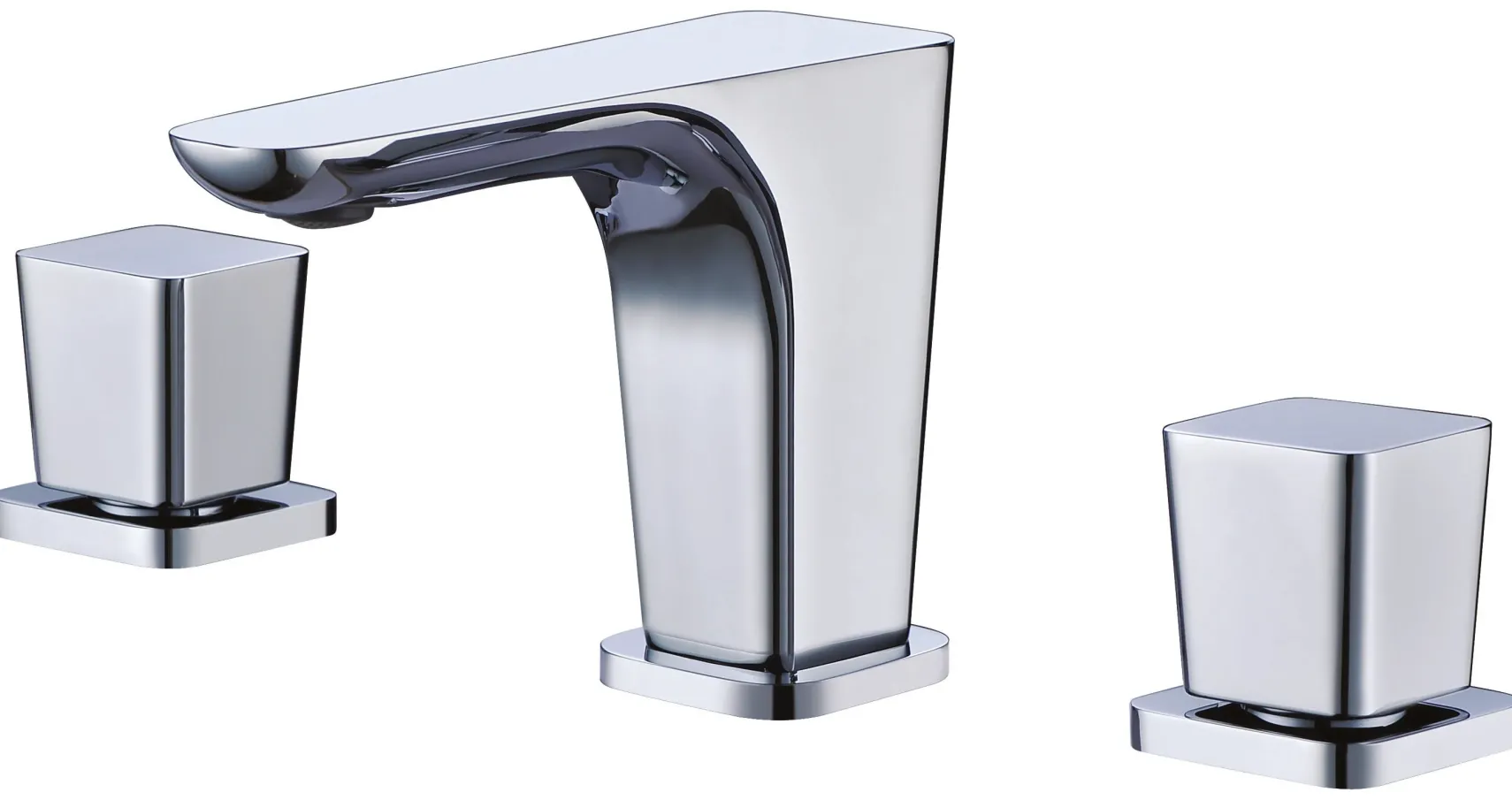 ALFI Polished Chrome Widespread Modern Bathroom Faucet, AB1782-PC