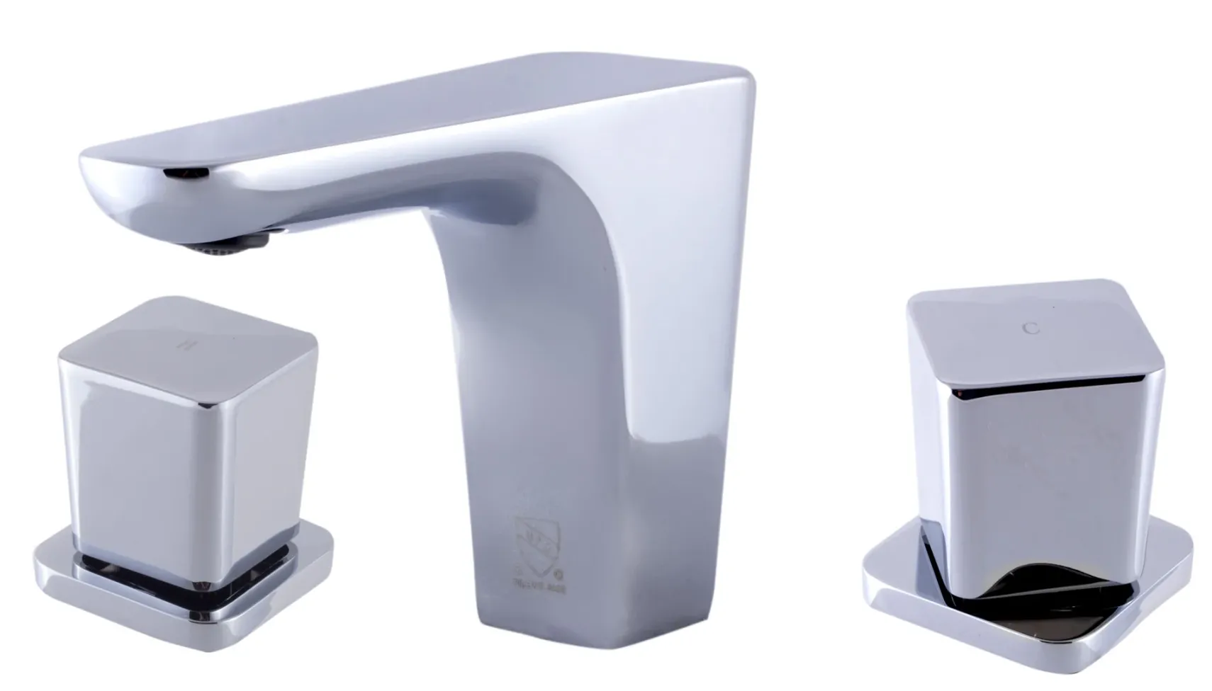 ALFI Polished Chrome Widespread Modern Bathroom Faucet, AB1782-PC