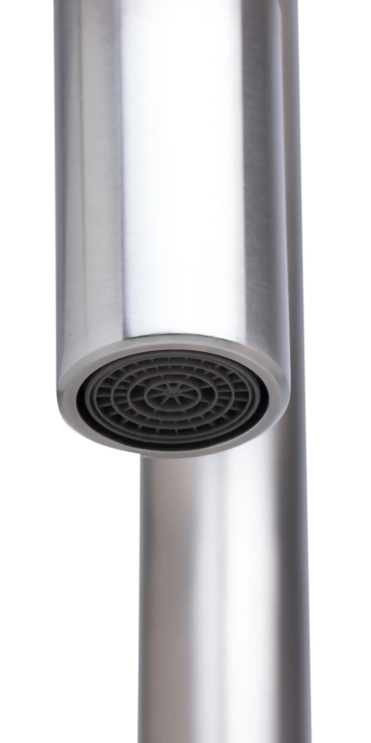 ALFI Solid Brushed Stainless Steel Single Hole Pull Down Kitchen Faucet, AB2028-BSS