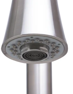 ALFI Solid Brushed Stainless Steel Pull Down Single Hole Kitchen Faucet, AB2034-BSS
