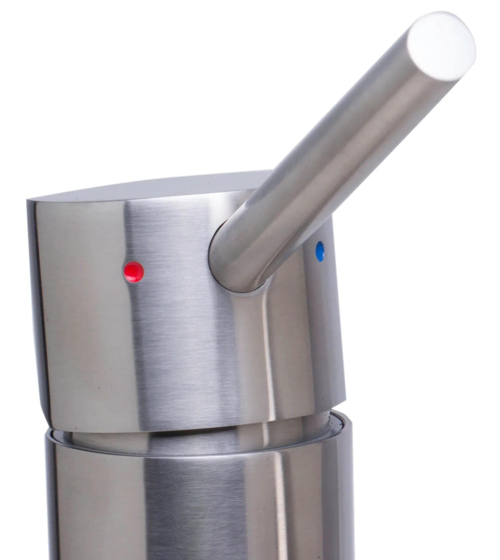 ALFI Solid Brushed Stainless Steel Pull Out Single Hole Kitchen Faucet, AB2025-BSS