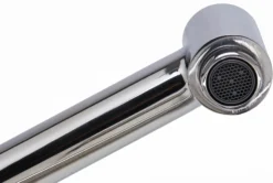 ALFI Solid Polished Stainless Steel Retractable Single Hole Kitchen Faucet, AB2038-PSS