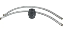 ALFI Solid Stainless Steel Commercial Spring Kitchen Faucet with Pull Down Shower Spray, AB2039S