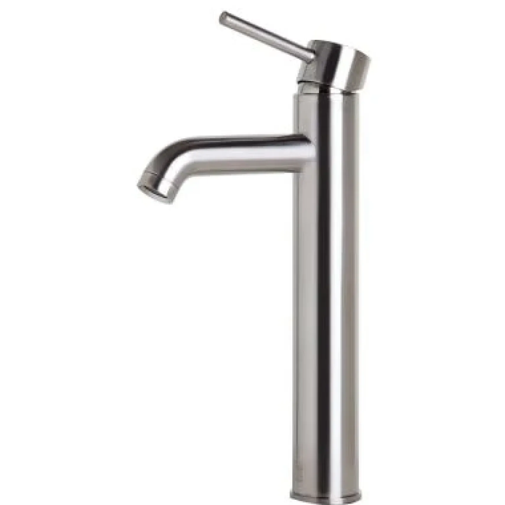 ALFI Tall Brushed Nickel Single Lever Bathroom Faucet, AB1023-BN