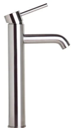 ALFI Tall Brushed Nickel Single Lever Bathroom Faucet, AB1023-BN