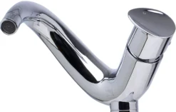 ALFI Tall Wave Polished Chrome Single Lever Bathroom Faucet, AB1570-PC