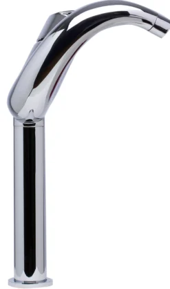 ALFI Tall Wave Polished Chrome Single Lever Bathroom Faucet, AB1570-PC