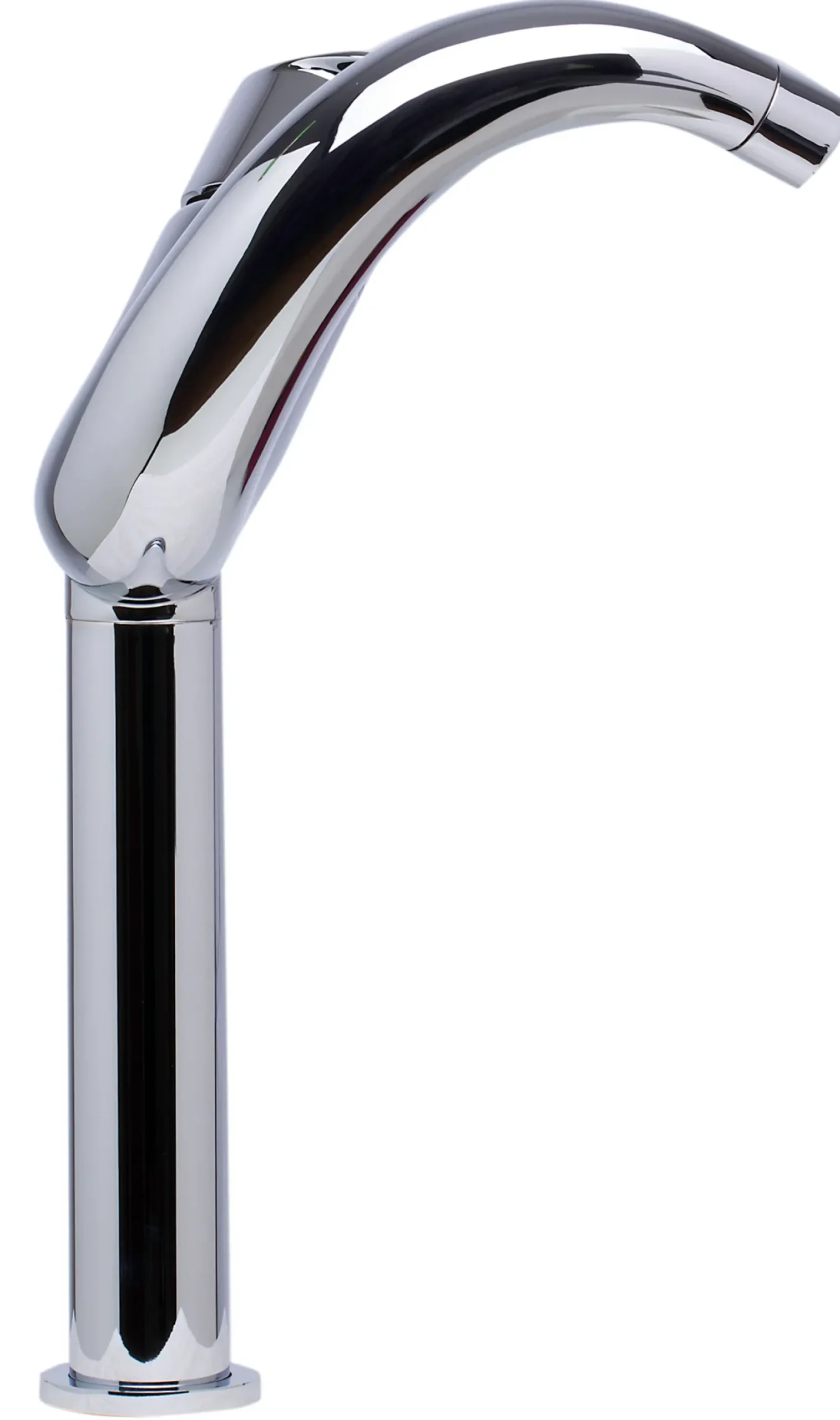 ALFI Tall Wave Polished Chrome Single Lever Bathroom Faucet, AB1570-PC