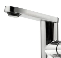 ALFI Ultra Modern Polished Stainless Steel Bathroom Faucet, AB1010-PSS