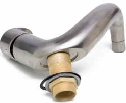 ALFI Wave Brushed Nickel Single Lever Bathroom Faucet, AB1572-BN