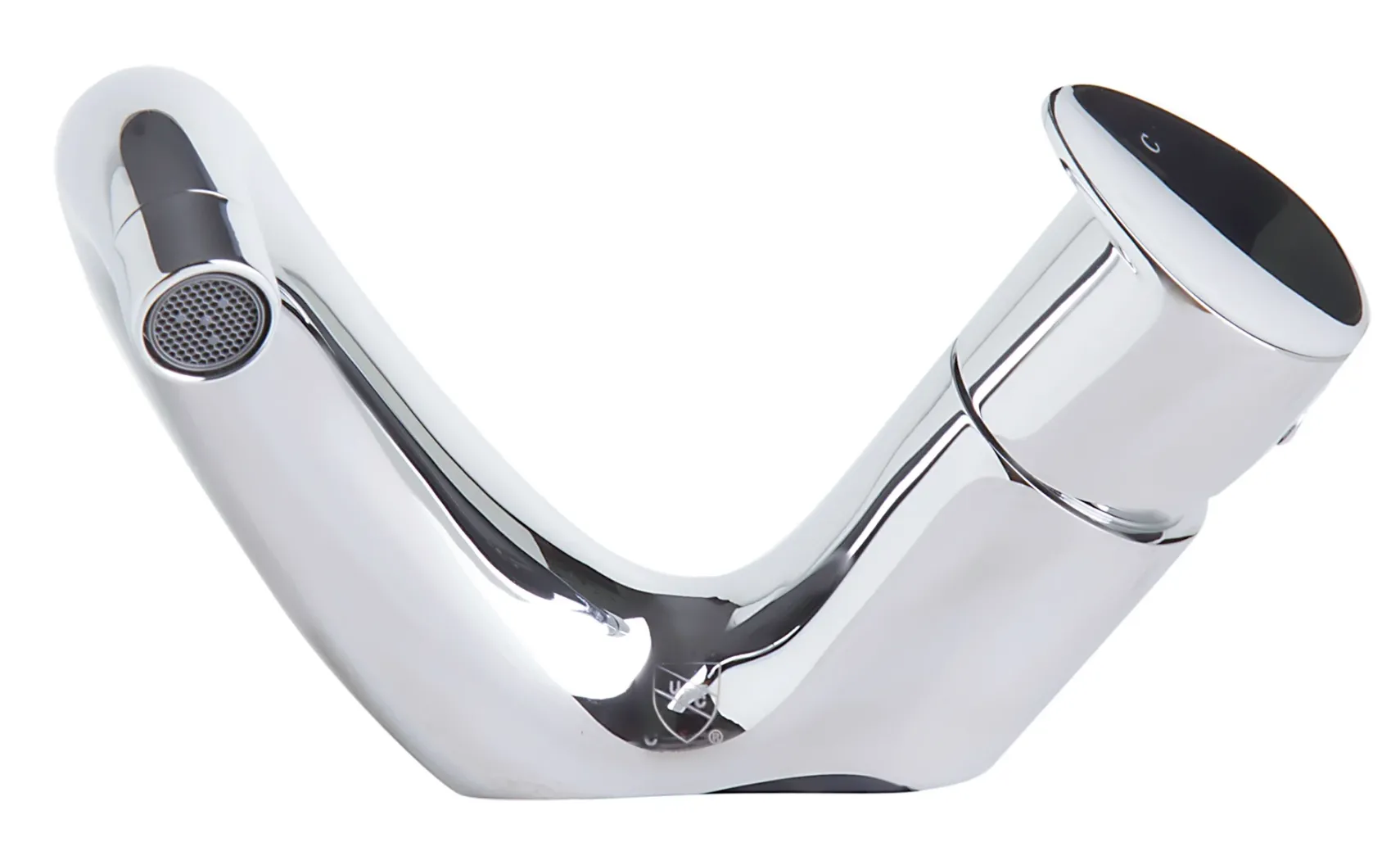 ALFI Wave Polished Chrome Single Lever Bathroom Faucet, AB1572-PC