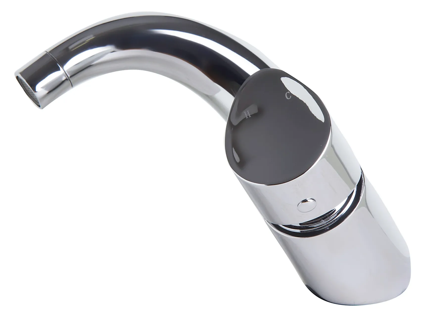 ALFI Wave Polished Chrome Single Lever Bathroom Faucet, AB1572-PC