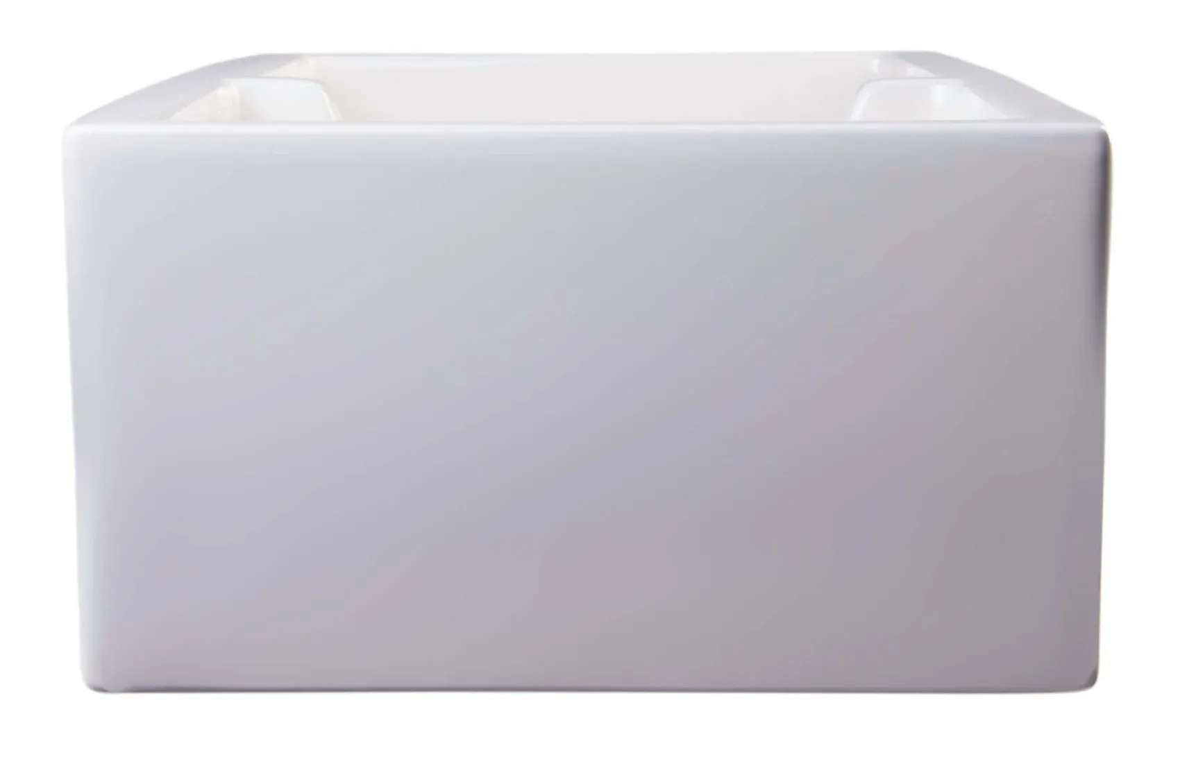 ALFI 36" Arched Double Bowl Thick Wall Fireclay Farmhouse Sink, Biscuit, AB3618ARCH-B