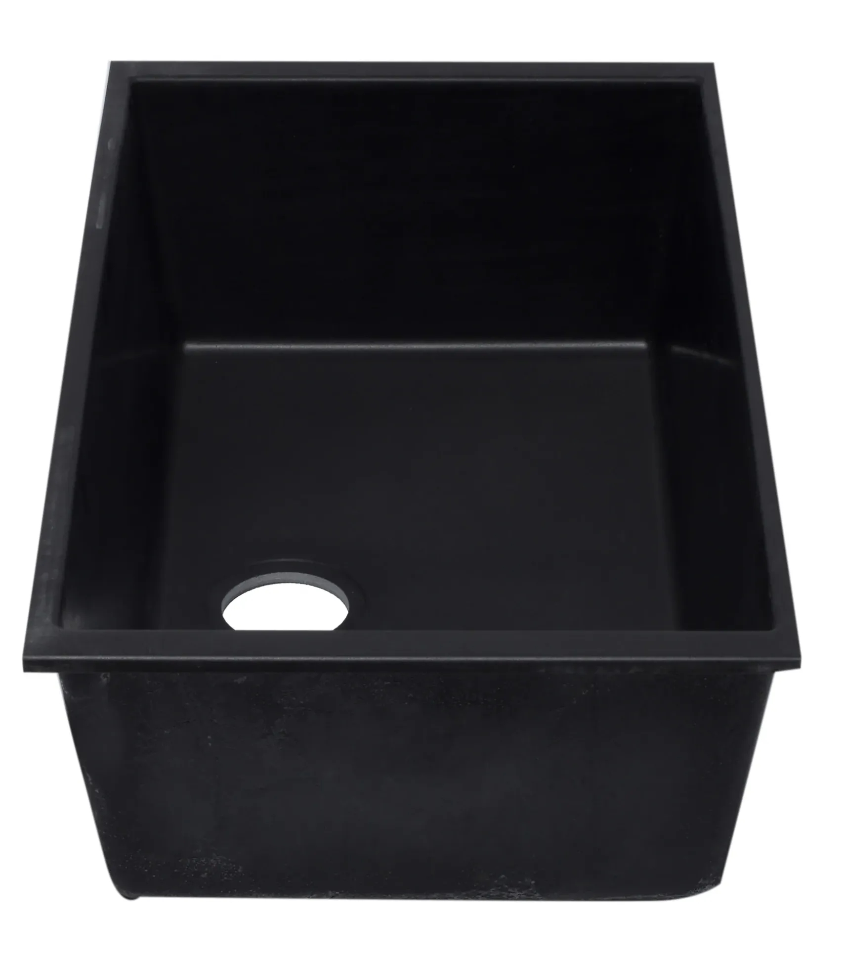 ALFI Black 33" Single Bowl Undermount Granite Composite Kitchen Sink, AB3322UM-BLA