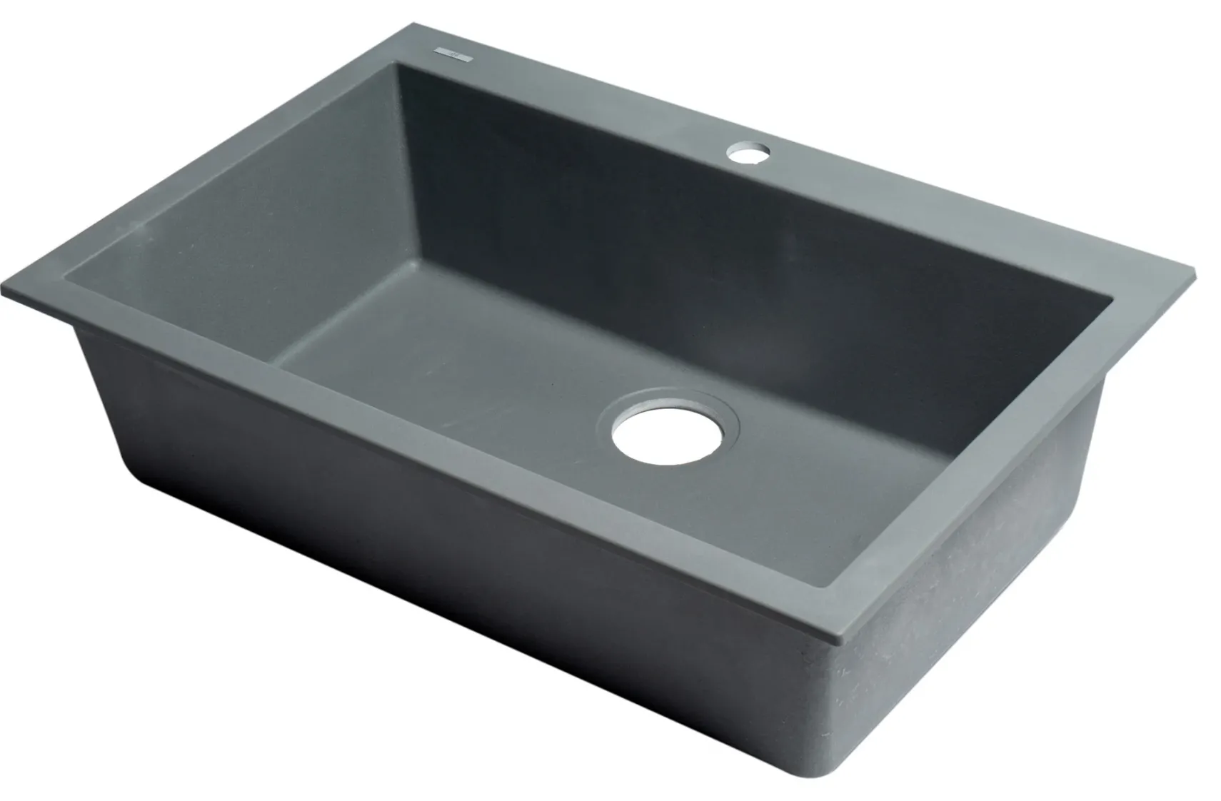 ALFI brand AB3020DI-T Titanium 30" Drop-In Single Bowl Granite Composite Kitchen Sink