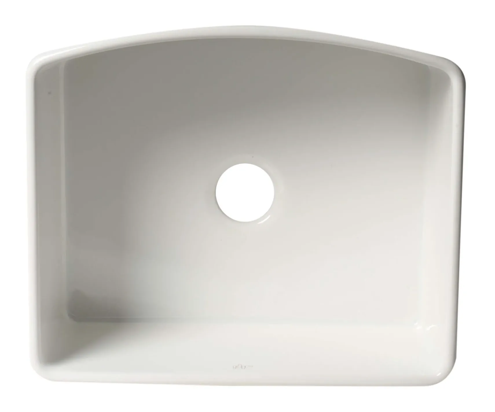ALFI brand 24" Fireclay Farmhouse Sink with Accessories, White, ABFC2420-W