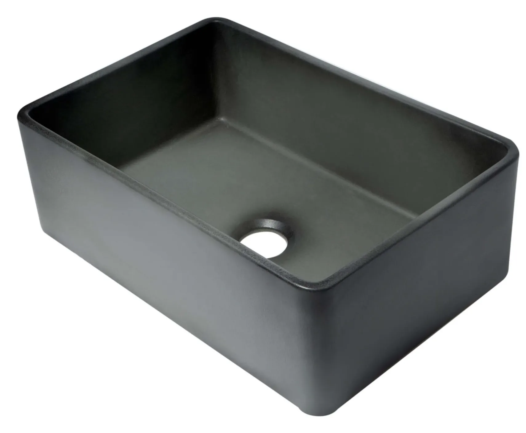 ALFI brand 30" Fireclay Farmhouse Sink, Concrete, ABCO3020SB