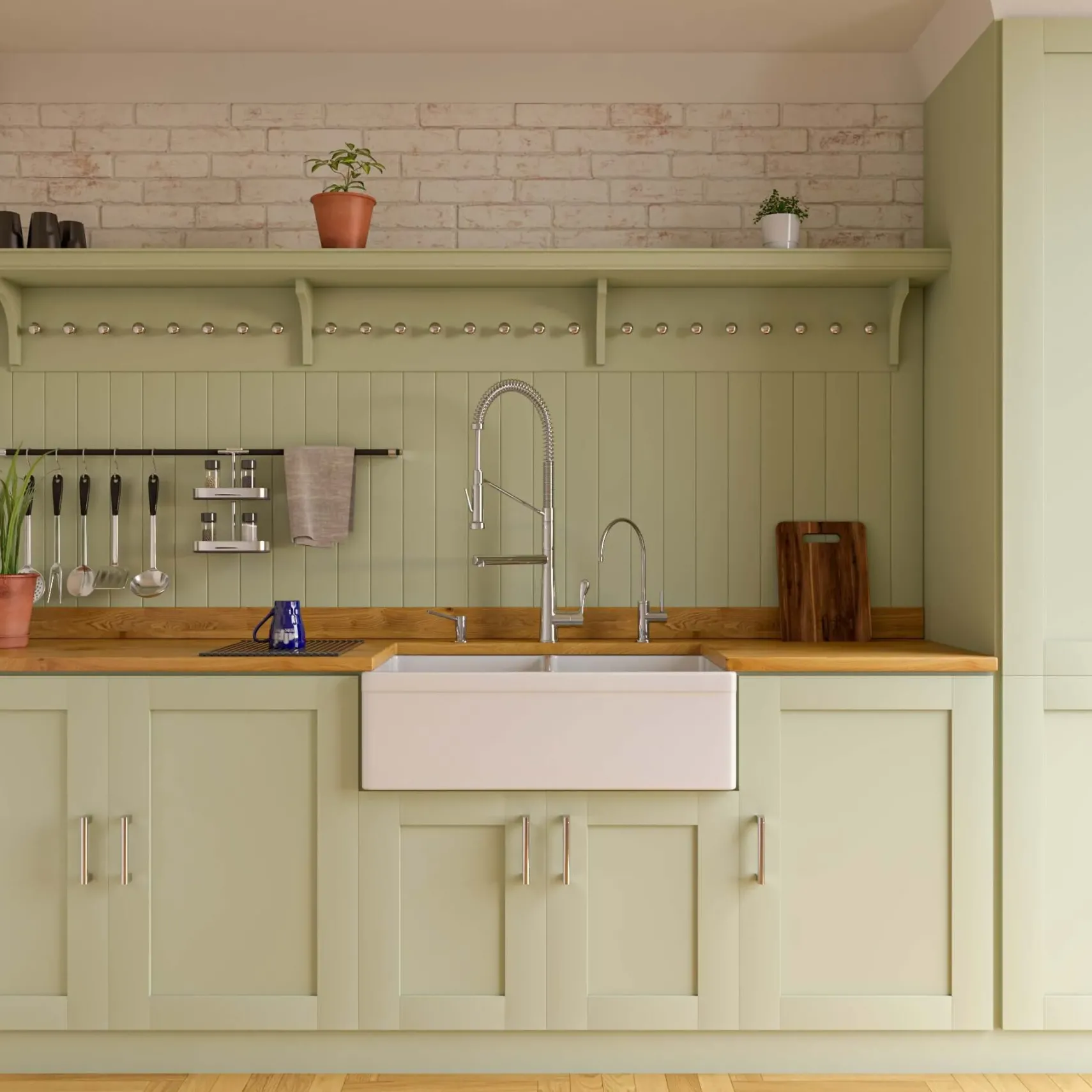 ALFI 32" Decorative Lip Double Bowl Fireclay Farmhouse Apron Sink, White, AB539-W