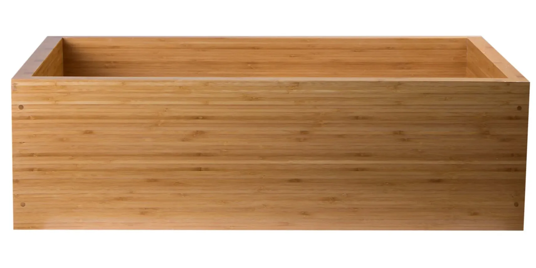 ALFI 33" Double Bowl Bowl Bamboo Farmhouse Apron Sink, AB3321